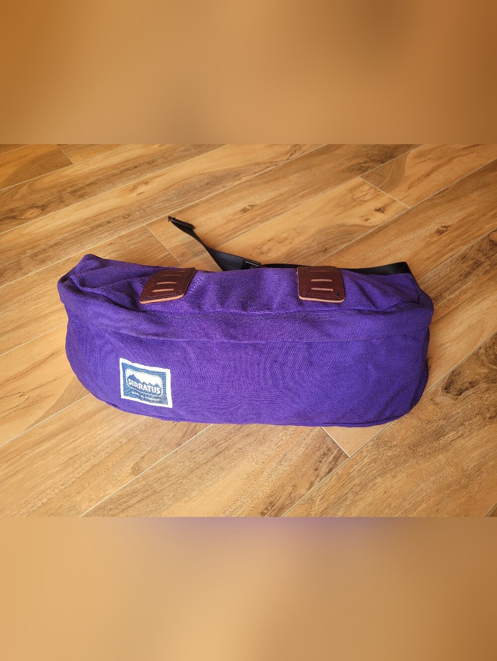 Vintage Serratus Waist Bag Made in Canada Purple Nylon Fanny Pack